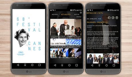 festival cannes applications smartphone Android cinéma