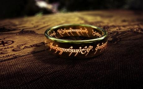anneau, seigneur des anneaux, brille, noir, ring, lord of the rings, shine, dark, or, gold
