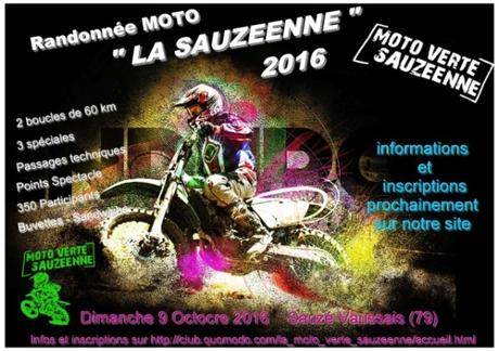 La Sauzéenne du Moto Verte Sauzéenne (79), le 9 octobre 2016