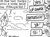Tourner langue française dans bouche