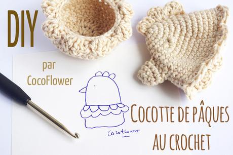 Cocotte au crochet - Couvre oeuf et coquetier - le DIY de Pâques - CocoFlower