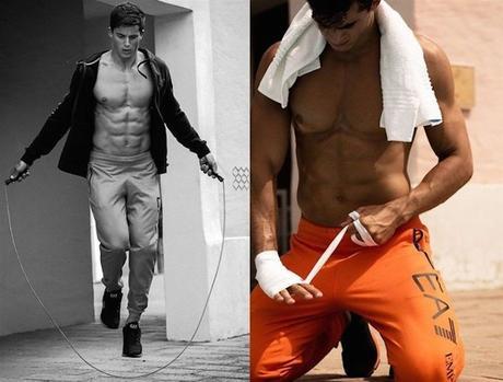 Le prof de math le plus sexy du monde pose pour la collection sport d’Emporio Armani