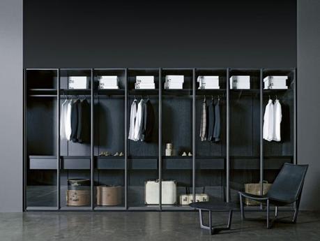 penderie minimaliste bois metal