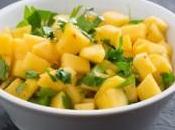 Salade mangue coriandre curry