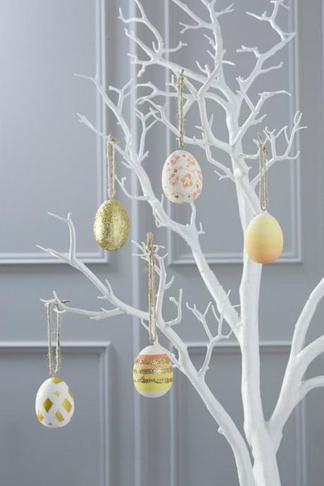 DIY autour des oeufs de Pâques arbre de Pâques