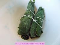 Brochettes d'Ocas du Pérou et Capucine, au badigeon de sésame (Vegan)