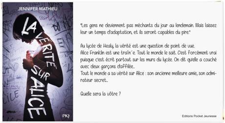 La vérité sur Alice | Jennifer Mathieu La vérité sur Alice | Jennifer Mathieu