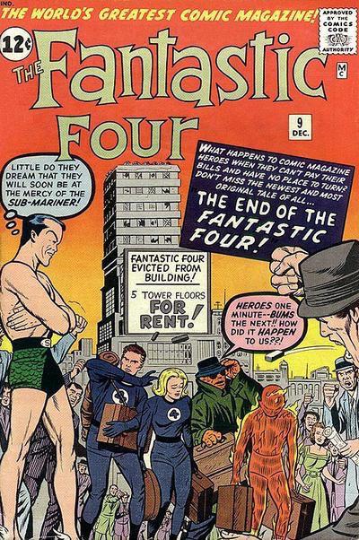 Marvel Comics-Fantastic Four #9-1962