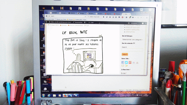 Intro du mois, 7BD d'auteurs naviguant entre papier et écran !