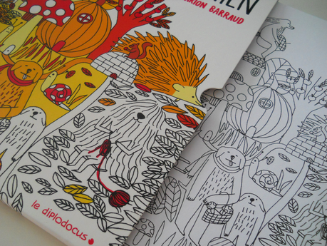 J'ai réalisé une grande frise à colorier qui s'appelle 