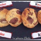 Mise à l'honneur#8 Cookies au kinder - Les pâtisseries d'Aurélie
