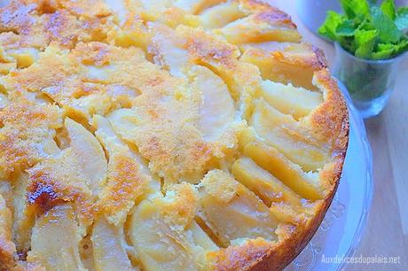 Gâteau au yaourt moelleux aux pommes