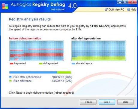 Auslogics Registry Defrag Auslogics Registry Defrag
