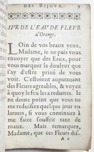 Les Parfums du 18 e siècle.
