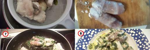 langues de cabillaud sauce verte