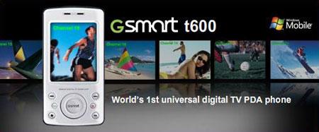 Gygabyte GSmart T600 le téléphone avec Tuner TV