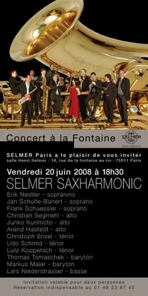 Selmer Saxharmonic le 20 juin 08 à 18h30 (Selmer)