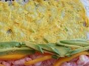 Sushis crevettes avocat mangue, sauce cari-érable