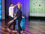 Djokovie s’essaie Smash Your Face avec Ellen DeGeneres