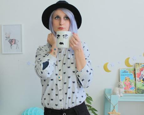 The Cat. Black or White.