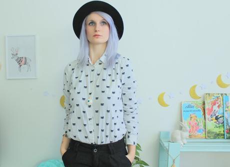 The Cat. Black or White.