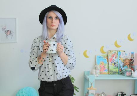 The Cat. Black or White.