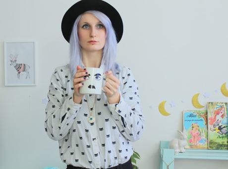 The Cat. Black or White.