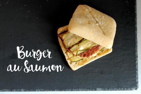 Recette ~ Burger au Saumon
