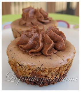 Mini gâteaux au fromage au chocolat