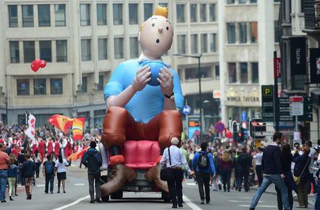 Mais la Belgique ce n'est pas que la (très bonne) bouffe. Car les Belges excellent partout. La preuve: Tintin est belge.