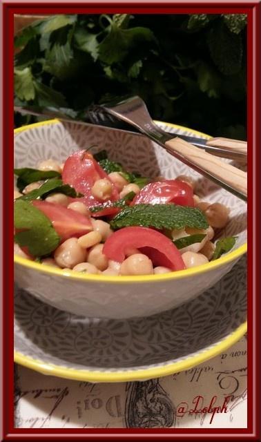 Salade de pois chiches Libanaise Salade de pois chiches Libanaise