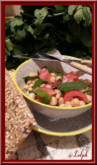 Salade de pois chiches Libanaise Salade de pois chiches Libanaise