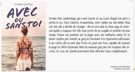 Avec ou sans toi | Donna Freitas Avec ou sans toi | Donna Freitas