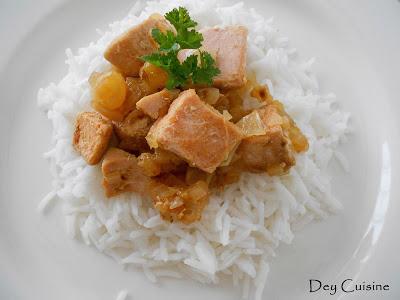 Curry de saumon simple & rapide!