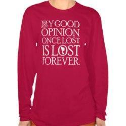 jane_austen_quote shirt
