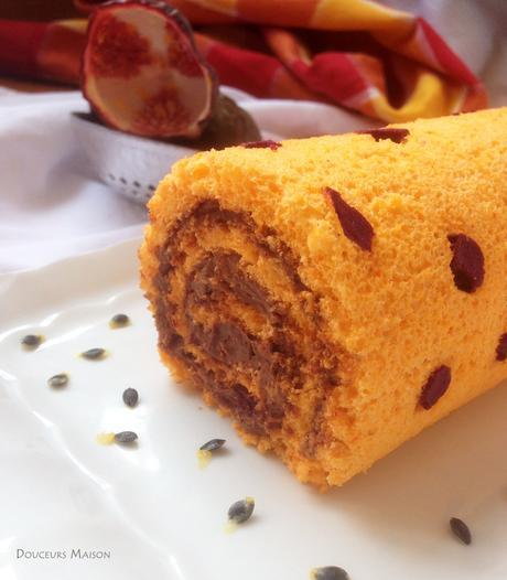 Roulé Passion façon Mogador    dans Chocolat roule-orange