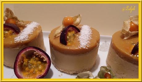 Minis Bavarois aux fruits exotiques Minis Bavarois aux fruits exotiques