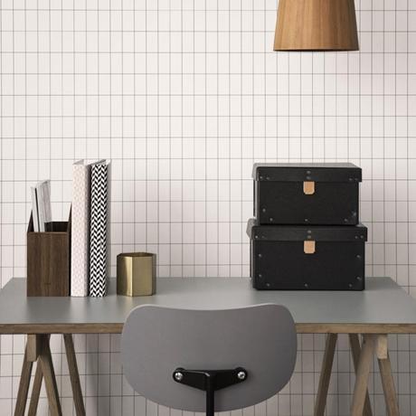 Papier peint Grid - Ferm living
