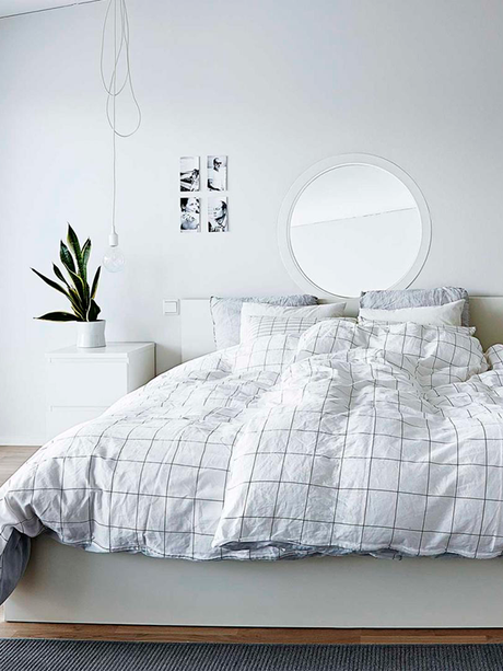 Linge de lit motif Grid