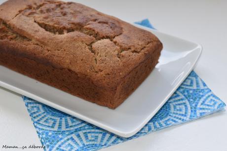 Cake de sarrasin aux bananes et aux noisettes