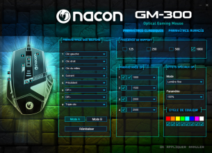 nacon1 Speedtest - souris gaming nacon GM-300