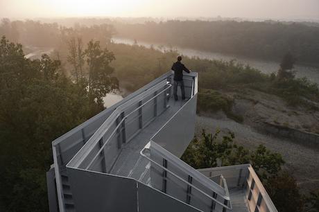 OBSERVATION TOWER ON THE RIVER MUR, AUSTRIA © Hubertus Hamm, Marc Lins