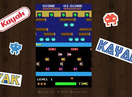 KAYAK lance son extension jeux d’arcade kayakArcade2