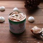 Glace citron-lait ribot & key lime pie chunks Glace marbrée aux marrons et à la meringue