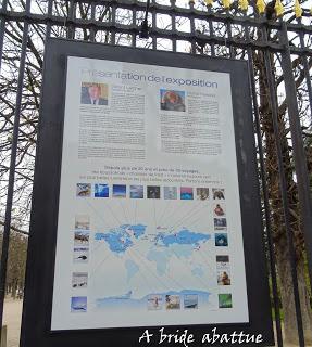 L'appel du froid sur les grilles du Jardin du Luxembourg