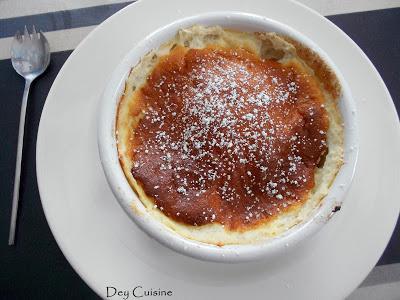 Défi My/Dey : Gratin soufflé au pamplemousse