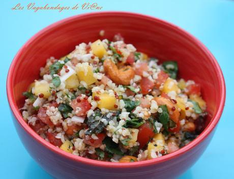 Salade de Fonio à la mangue Salade de Fonio à la mangue