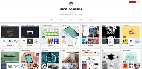 Daniel Abrahams - Compte Pinterest sélectionné par Creads