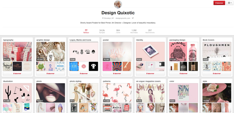 Designquixotic - Compte Pinterest sélectionné par Creads