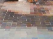 mosaïque géante Snow composée 4000 cartes visite